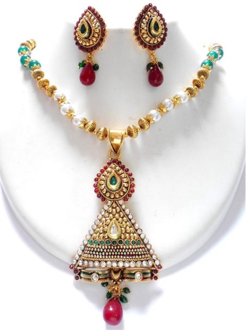Polki Necklace Set